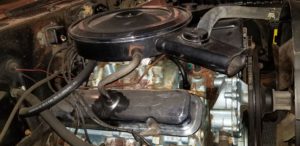 1970 Pontiac GTO Convertible-Engine before repaint