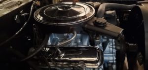 1970 Pontiac GTO Convertible-400 engine after paint refresh