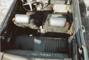 1970 Pontiac GTO Convertible-85 interior from top back